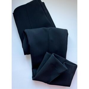 Diane Von Furstenberg • Black Pleat Front Trouser Pants